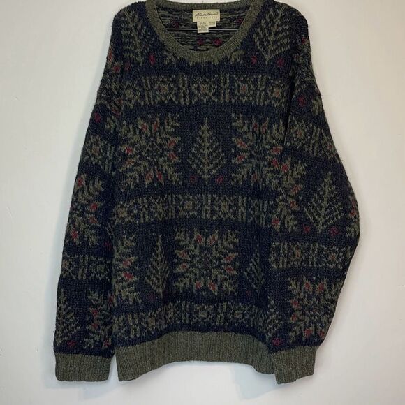 Eddie Bauer Vintage Wool Crewneck Sweater XL - Picture 1 of 4